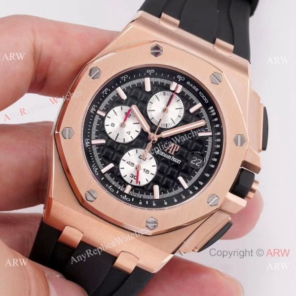 Nice Quality Audemars Piguet Royal Oak Offshore Replica watch Rose Gold 44mm Nice Quality Audemars Piguet Royal Oak Offshore Replica watch Rose Gold 44mm
