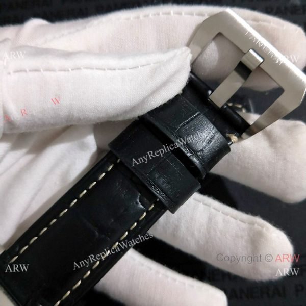 Best Replica Panerai Luminor Marina SS Black Dial Watch 40mm Women Best Replica Panerai Luminor Marina SS Black Dial Watch 40mm Women