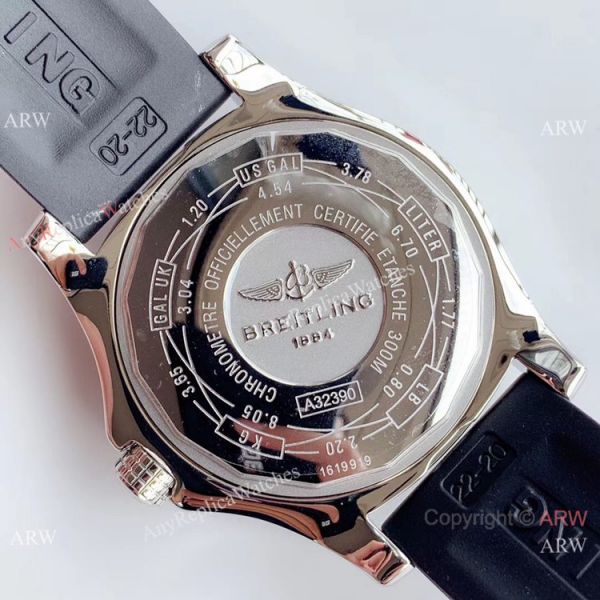 (GF) Replica Breitling Avenger II GMT SS Black Arabic Dial Watch 2019 New (GF) Replica Breitling Avenger II GMT SS Black Arabic Dial Watch 2019 New