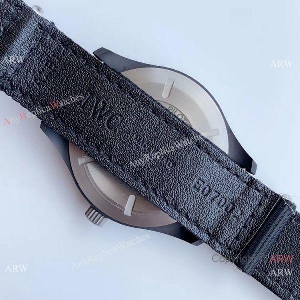 (M+) Swiss Replica IWC Pilots Top Gun Cal.35111 Watch Black PVD Nato Strap (M+) Swiss Replica IWC Pilots Top Gun Cal.35111 Watch Black PVD Nato Strap