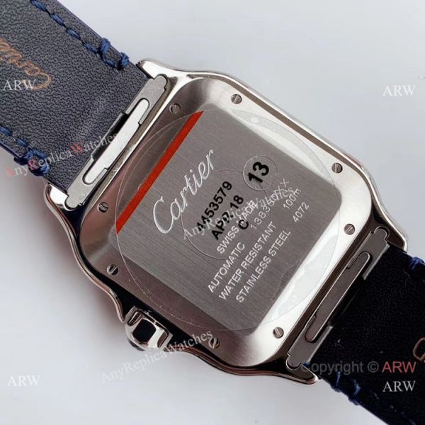 Hbbv6 Replica Cartier Santos Swiss 9015 Gradient Blue Dial Watch Hbbv6 Replica Cartier Santos Swiss 9015 Gradient Blue Dial Watch
