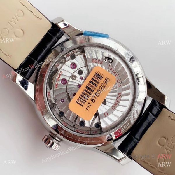 VS Factory Omega De Ville Co-Axial Men Watch Blue Dial Blue Leather Strap VS Factory Omega De Ville Co-Axial Men Watch Blue Dial Blue Leather Strap
