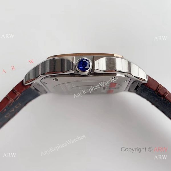 Swiss Grade Copy Cartier Santos HBBv6 Automatic Watch Two Tone Rose Gold Swiss Grade Copy Cartier Santos HBBv6 Automatic Watch Two Tone Rose Gold