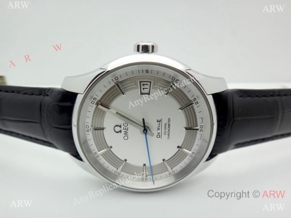 (VSF) Swiss Replica Omega De Ville Hour Vision Silver Dial Watch 41mm (VSF) Swiss Replica Omega De Ville Hour Vision Silver Dial Watch 41mm
