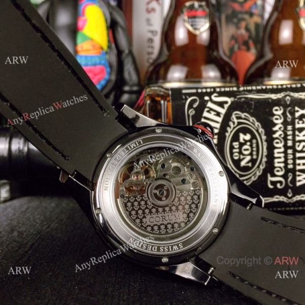 New Replica Corum Bubble Skull Tourbillon Watch Black Blue New Replica Corum Bubble Skull Tourbillon Watch Black Blue