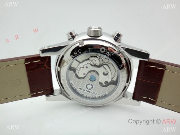 Mont Blanc Clone Time Walker Tourbillon SS White Dial Watch Automatic Mont Blanc Clone Time Walker Tourbillon SS White Dial Watch Automatic