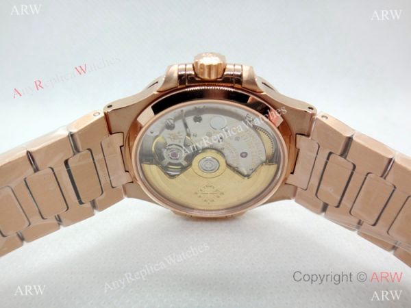 (PPF)Swiss Grade Patek Philippe 7118 Nautilus Rose Gold Diamond Watch Ladies (PPF)Swiss Grade Patek Philippe 7118 Nautilus Rose Gold Diamond Watch Ladies