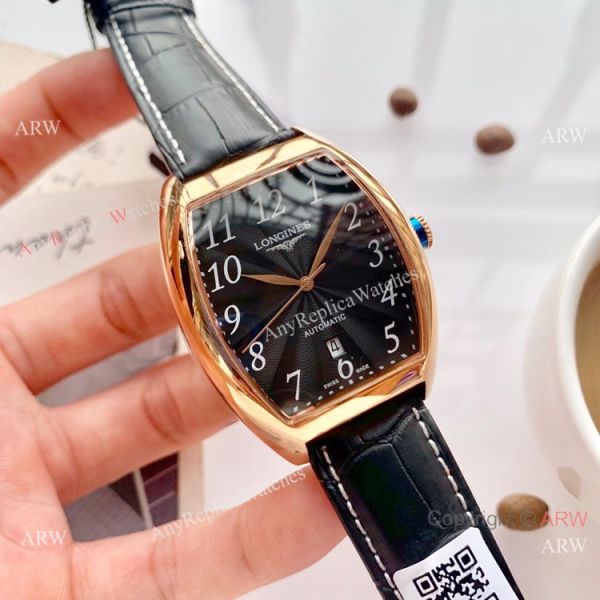 High Quality Longines Quartz Replica Watches Rose Gold Arabic Markers High Quality Longines Quartz Replica Watches Rose Gold Arabic Markers