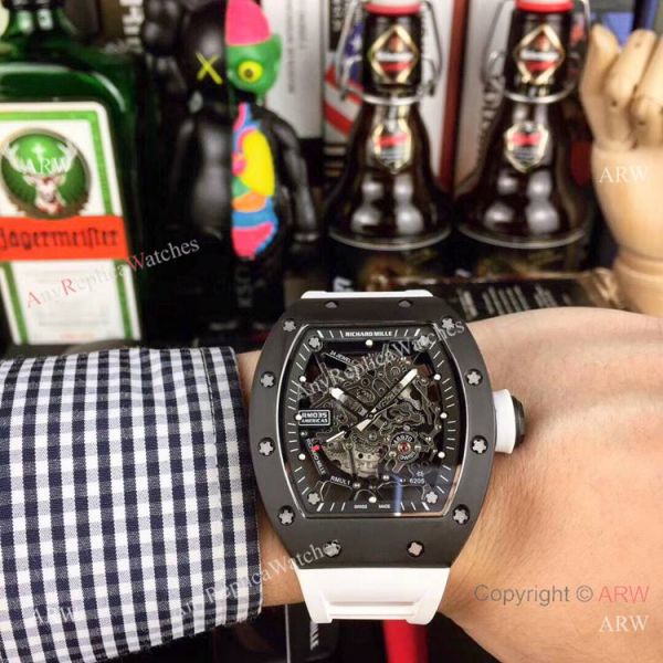 Richard Mille AAA Watches RM035 AMERICAS Red Rubber Strap Richard Mille AAA Watches RM035 AMERICAS Red Rubber Strap