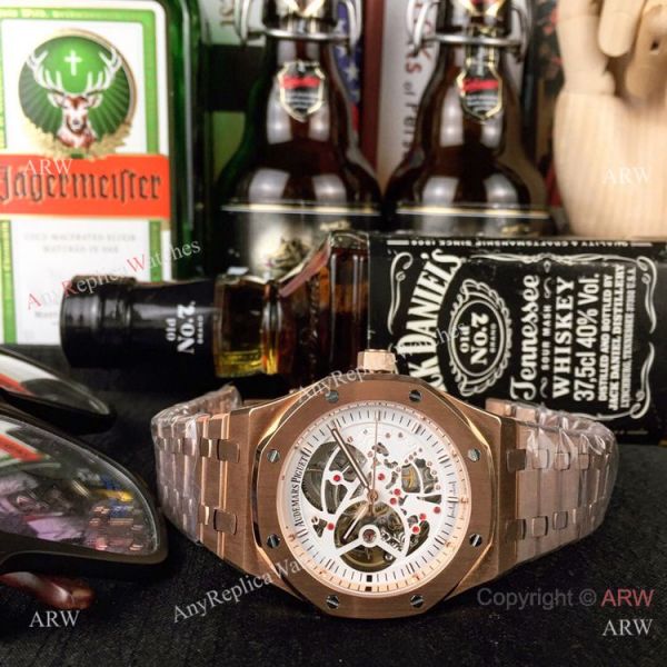 Copy Audemars Piguet Royal Oak Skeleton Rose Gold Watch 44mm Copy Audemars Piguet Royal Oak Skeleton Rose Gold Watch 44mm