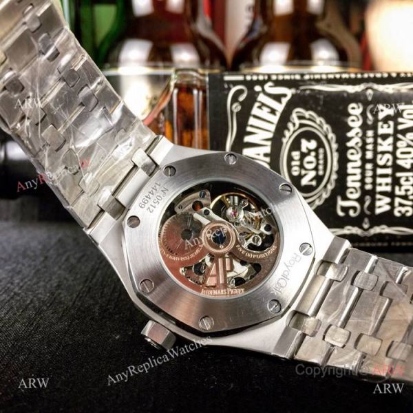 Audemars Piguet Royal Oak Stainless Steel Black Dial Fake AP Skeleton Watch Audemars Piguet Royal Oak Stainless Steel Black Dial Fake AP Skeleton Watch