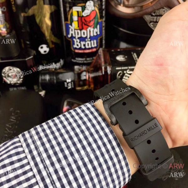 New Richard Mille Flyback RM 11-03 Replica Watches All Black New Richard Mille Flyback RM 11-03 Replica Watches All Black