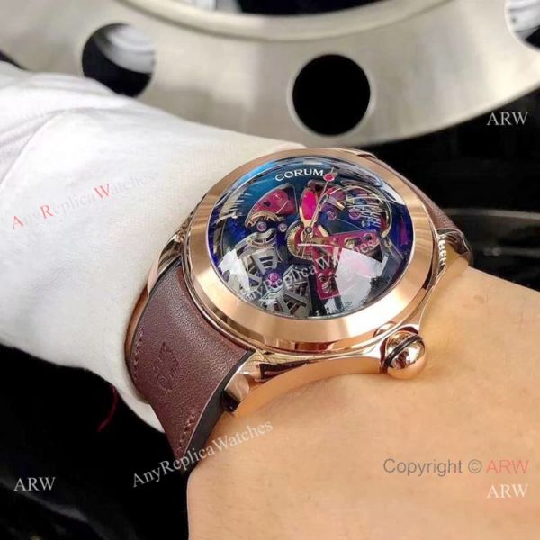 New Replica Corum Watches Corum Bubble Squelette Rose Gold Skeleton Dial New Replica Corum Watches Corum Bubble Squelette Rose Gold Skeleton Dial