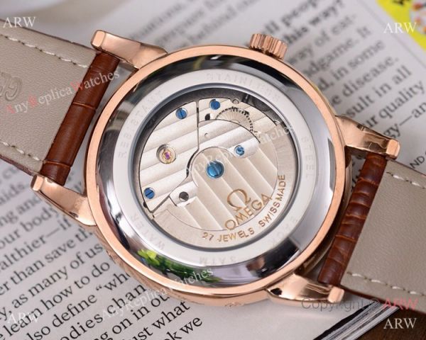 Buy Replica Omega Grand Complications Watches SS Brown Leather Strap Buy Replica Omega Grand Complications Watches SS Brown Leather Strap