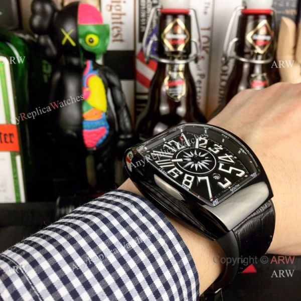 Copy Franck Muller Vanguard All Black Watch High Quality Watches Copy Franck Muller Vanguard All Black Watch High Quality Watches