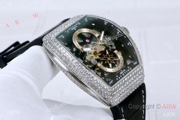 New Franck Muller Vanguard Yachting Anchor Diamond Skeleton Watch / Knock off Watches China New Franck Muller Vanguard Yachting Anchor Diamond Skeleton Watch / Knock off Watches China