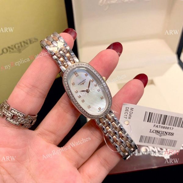 Copy Longines Equestrian Lady Watch Diamond Bezel White Roman Dial Copy Longines Equestrian Lady Watch Diamond Bezel White Roman Dial