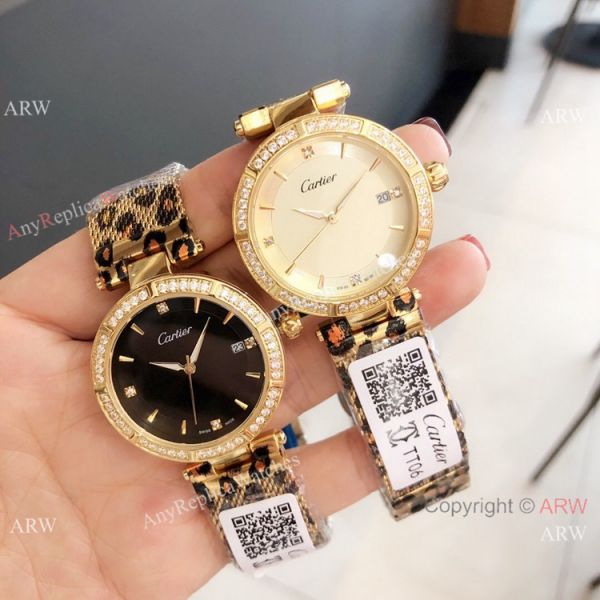 Replica Cartier Pasha de 35mm Lady watch Leopard Strap Replica Cartier Pasha de 35mm Lady watch Leopard Strap