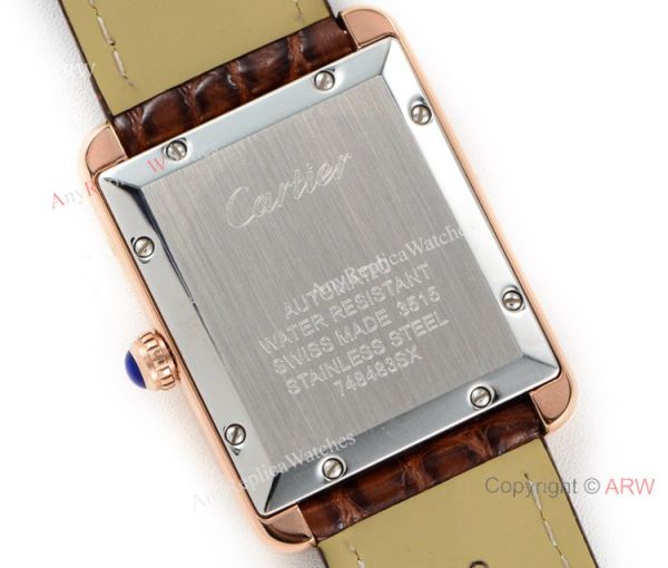 (ER) Swiss Replica Cartier Tank Solo Automatic White Dial Rose Gold Watch 31mm (ER) Swiss Replica Cartier Tank Solo Automatic White Dial Rose Gold Watch 31mm