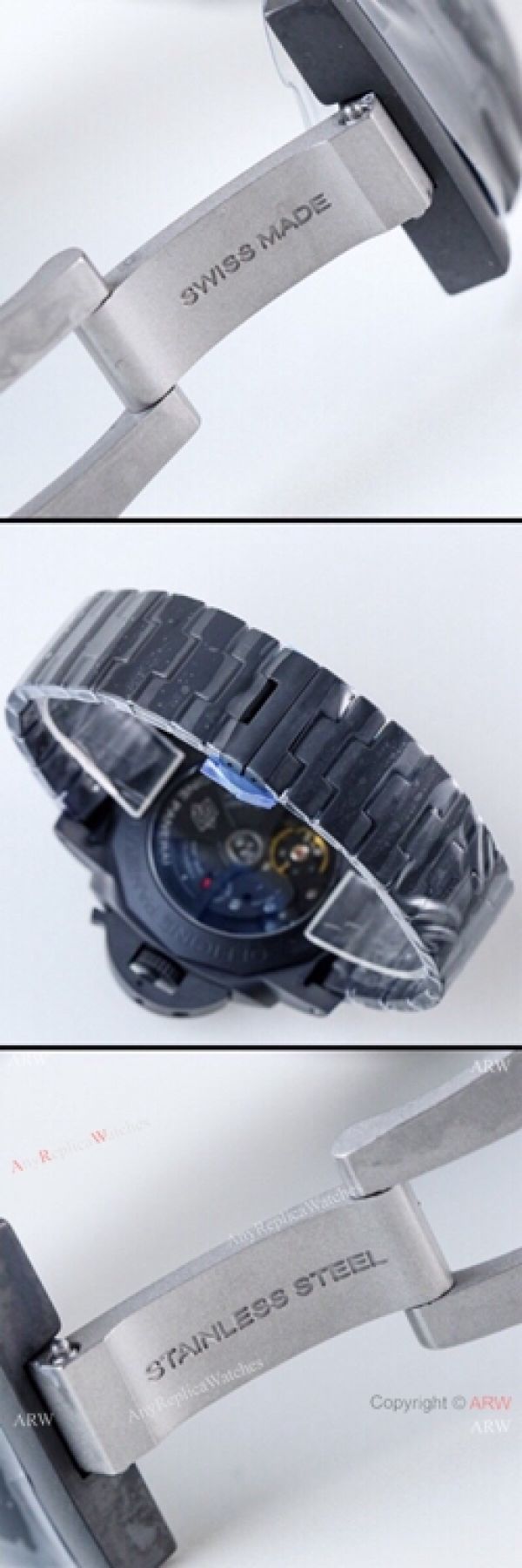 (VS) Swiss Replica Luminor 1950 44 GMT Ceramica Panerai Bracelet PAM438 (VS) Swiss Replica Luminor 1950 44 GMT Ceramica Panerai Bracelet PAM438