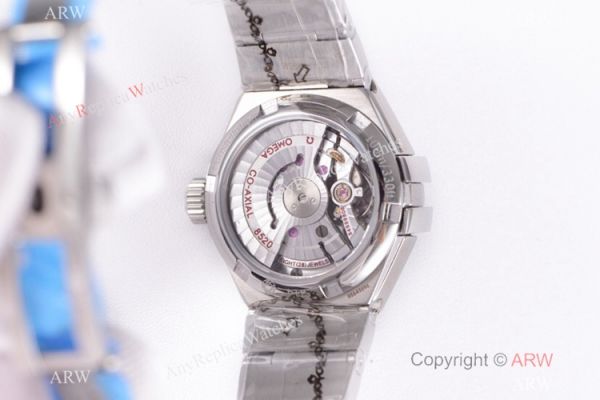 Swiss Replica Omega Constellation 316L Steel Grey Mop Dial Watch Lady Swiss Replica Omega Constellation 316L Steel Grey Mop Dial Watch Lady
