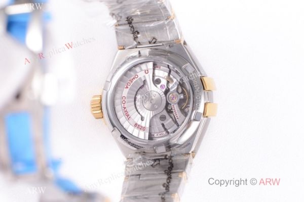 Swiss Copy Omega Constellation 27mm 2-Tone White Mother of Pearl Dial Watch Swiss Copy Omega Constellation 27mm 2-Tone White Mother of Pearl Dial Watch