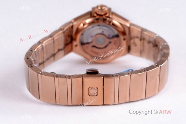 Swiss Copy Omega Constellation Rose Gold 27mm lady Watch 8521 Movement Swiss Copy Omega Constellation Rose Gold 27mm lady Watch 8521 Movement