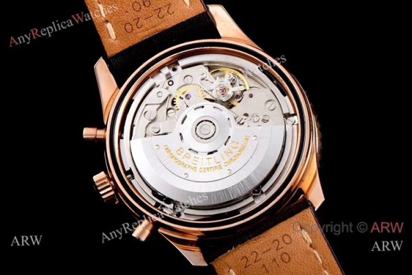 JF Factory Breitling Navitimer 01 Watch Rose Gold White Dial JF Factory Breitling Navitimer 01 Watch Rose Gold White Dial