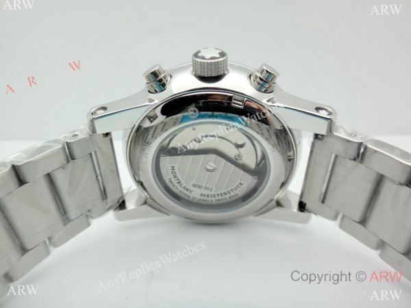 Mont Blanc Clone Timewalker Stainless Steel Black Dial Automatic watch Mont Blanc Clone Timewalker Stainless Steel Black Dial Automatic watch