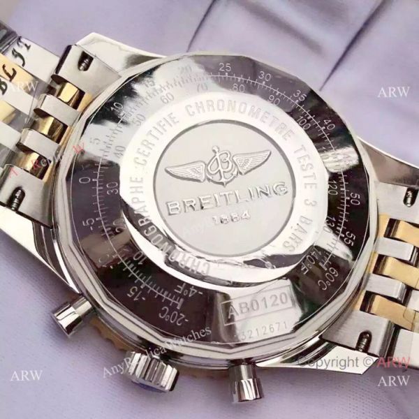 Best Replica Watches China Dealer JF Factory Breitling Navitimer 01 2-Tone Watch Best Replica Watches China Dealer JF Factory Breitling Navitimer 01 2-Tone Watch