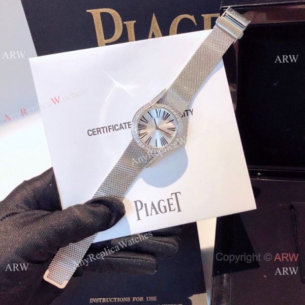 New Replica Piaget Limelight Gala Stainless Steel Silver Face Watch Swiss Quartz New Replica Piaget Limelight Gala Stainless Steel Silver Face Watch Swiss Quartz