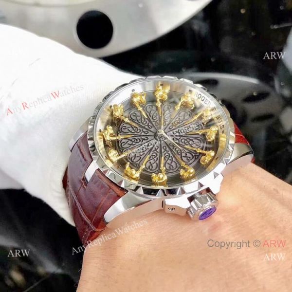 New Copy Roger Dubuis Excalibur RDDBEX0495 SS Gray Dial Watch New Copy Roger Dubuis Excalibur RDDBEX0495 SS Gray Dial Watch