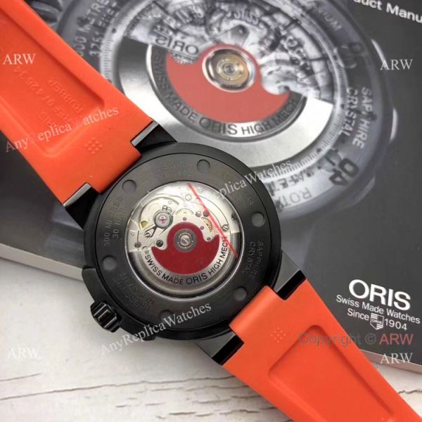 Swiss Grade Fake Oris Aquis Watch Orange Rubber Band Swiss Grade Fake Oris Aquis Watch Orange Rubber Band