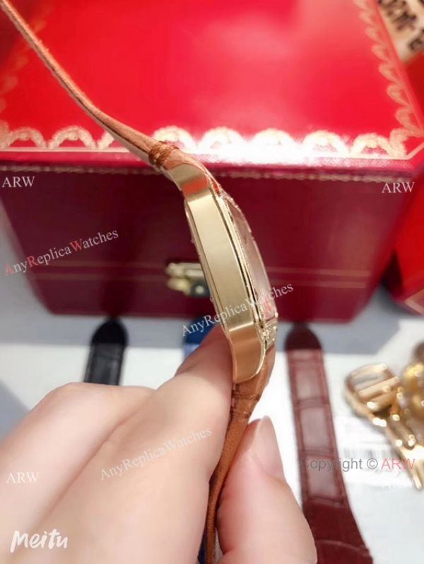 New Cartier Santos 100 Diamond Replica Watch Yellow Gold Diamond New Cartier Santos 100 Diamond Replica Watch Yellow Gold Diamond