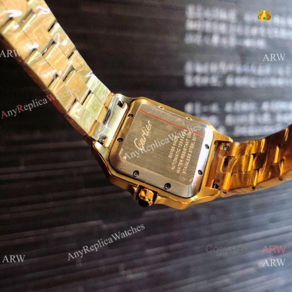 New Fake Cartier Santos 100 Diamond QUARTZ Watch Stainless Steel White Dial New Fake Cartier Santos 100 Diamond QUARTZ Watch Stainless Steel White Dial