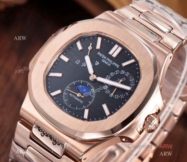 Patek Nautilus Rose Gold Power Reserve Men Watch Knock off Watches China Patek Nautilus Rose Gold Power Reserve Men Watch Knock off Watches China