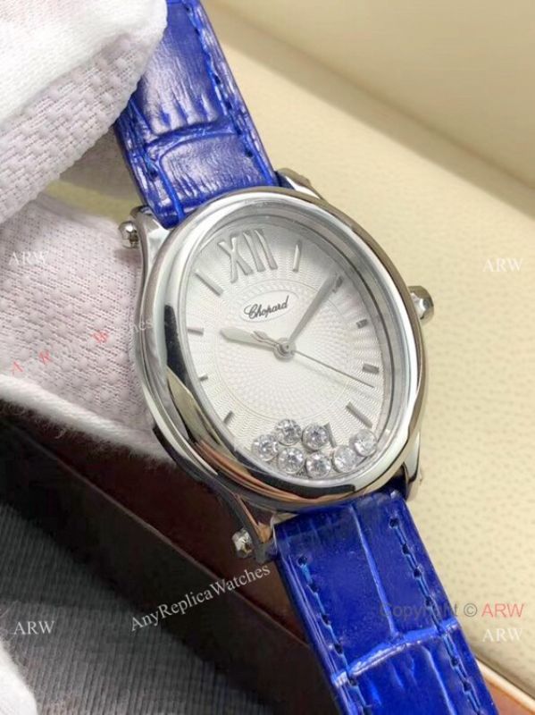 New Replica Chopard Happy Sport Oval White MOP Dial Watch Women New Replica Chopard Happy Sport Oval White MOP Dial Watch Women