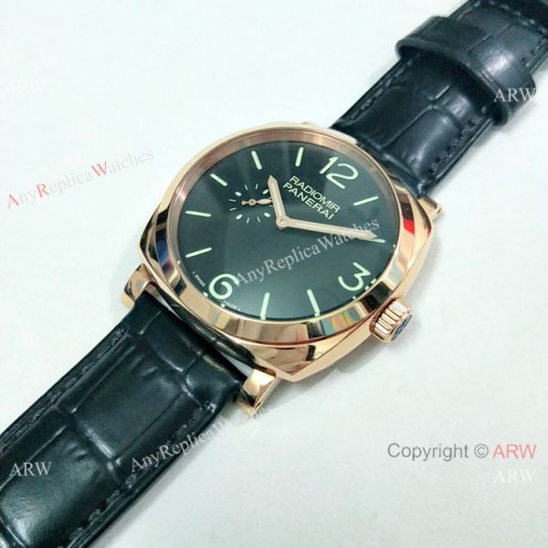 Fake Panerai Radiomir Rose Gold Black Dial 45mm Watch PAM00575 Fake Panerai Radiomir Rose Gold Black Dial 45mm Watch PAM00575