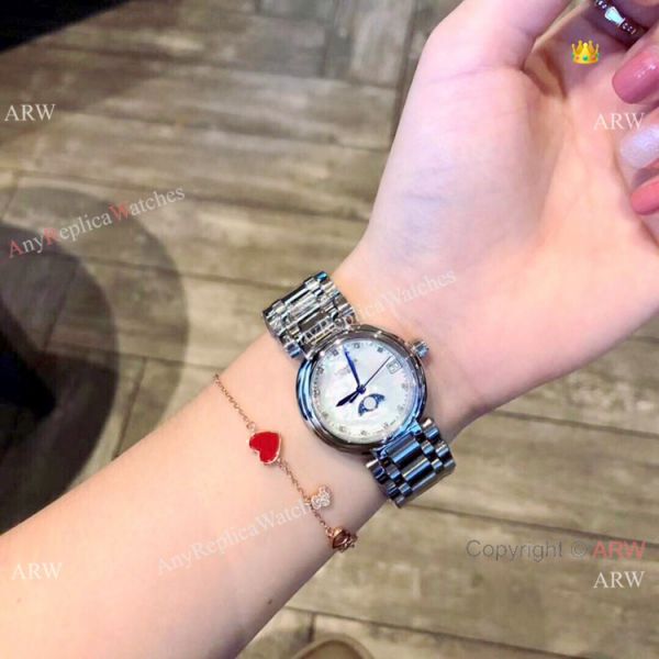 Longines PrimaLuna Quartz White Dial Ladies Watch New Replica Longines PrimaLuna Quartz White Dial Ladies Watch New Replica
