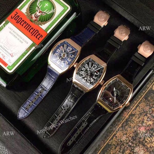 High Quality Franck Muller Vanguard Yachting Rose Gold Knock off Watches China High Quality Franck Muller Vanguard Yachting Rose Gold Knock off Watches China