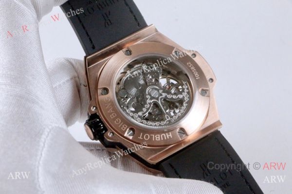 Best Fake Hublot Geneve Big Bang Skeleton Dial Rose Gold Watch 45mm Best Fake Hublot Geneve Big Bang Skeleton Dial Rose Gold Watch 45mm