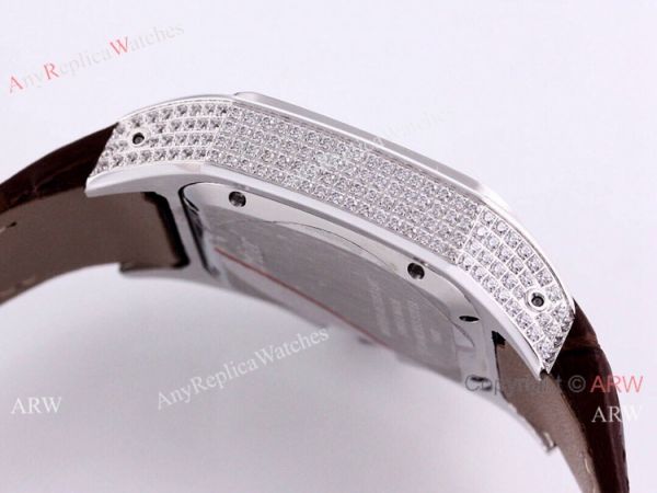 Buy Replica Cartier Santos Diamond Automatic Wrist SS Chocolate Dial Buy Replica Cartier Santos Diamond Automatic Wrist SS Chocolate Dial