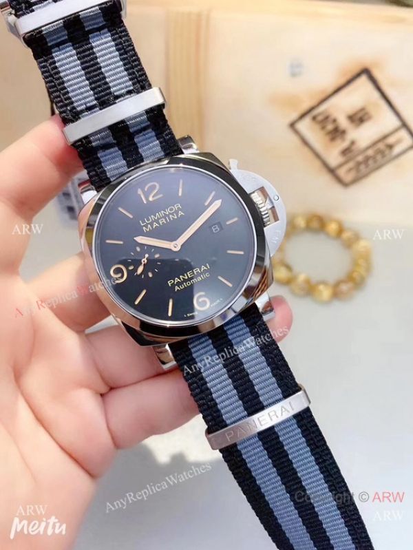 Best Replica Panerai Luminor Marina Black Dial Nato Strap Mens Watch Best Replica Panerai Luminor Marina Black Dial Nato Strap Mens Watch