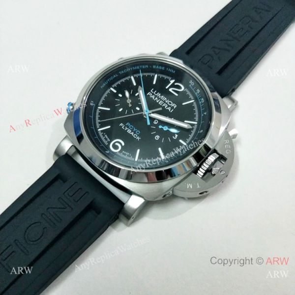 2019 Copy Panerai Luminor PCYC Flyback PAM764 Watch SS Green Marker 2019 Copy Panerai Luminor PCYC Flyback PAM764 Watch SS Green Marker