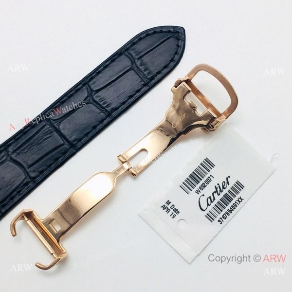 (GB) Swiss Replica Cartier Santos Rose Gold Mens Watch 9015 Movement (GB) Swiss Replica Cartier Santos Rose Gold Mens Watch 9015 Movement