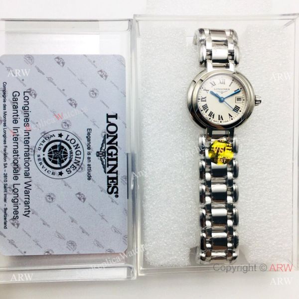 (VSF) Best Replica Longines PrimaLuna Watch Stainless Steel Roman Dial (VSF) Best Replica Longines PrimaLuna Watch Stainless Steel Roman Dial