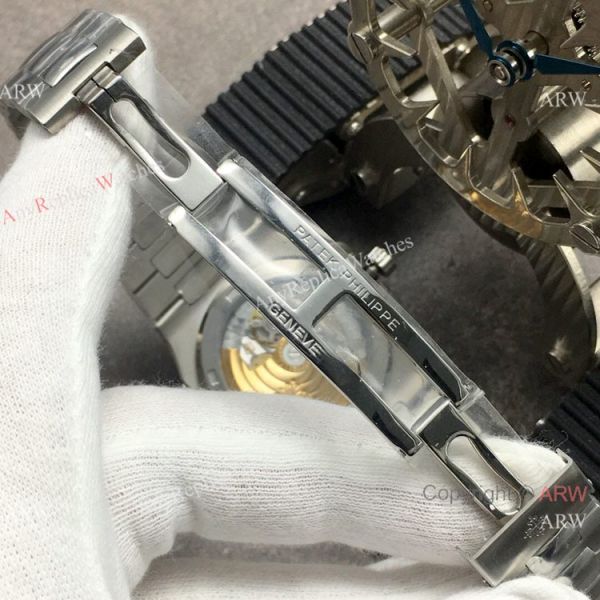 Swiss Grade Replica Patek Philippe Nautilus Blue Dial Watch GB Factory Swiss Grade Replica Patek Philippe Nautilus Blue Dial Watch GB Factory