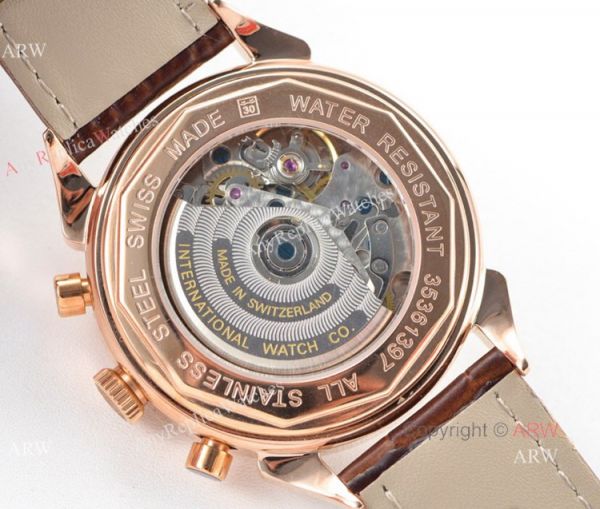 Swiss 7750 IWC Schaffhausen Portuguese Rose Gold Watch 2019 New Swiss 7750 IWC Schaffhausen Portuguese Rose Gold Watch 2019 New