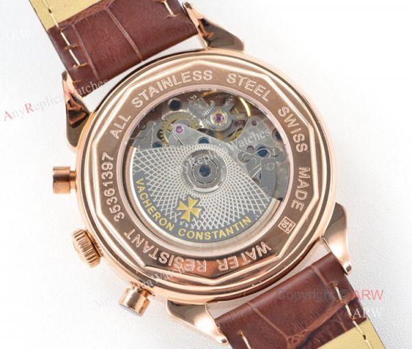 Swiss Replica Vacheron Constantin Geneve Rose Gold White Dial Watch 42mm Swiss Replica Vacheron Constantin Geneve Rose Gold White Dial Watch 42mm