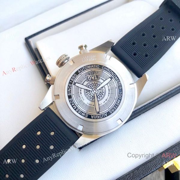 Copy Tag Heuer Autavia Flyback Chronograph Watches Orange Rubber Strap Copy Tag Heuer Autavia Flyback Chronograph Watches Orange Rubber Strap